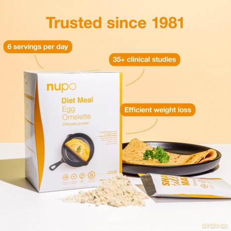 Nupo - Diet Meal Egg Omelette 10 Servings