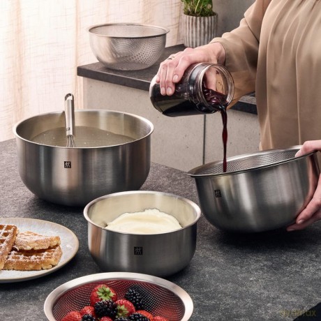Zwilling - Prep Bowl Set - Silver - 3 pcs