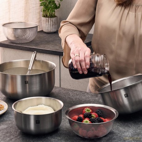 Zwilling - Prep Bowl Set - Silver - 3 pcs