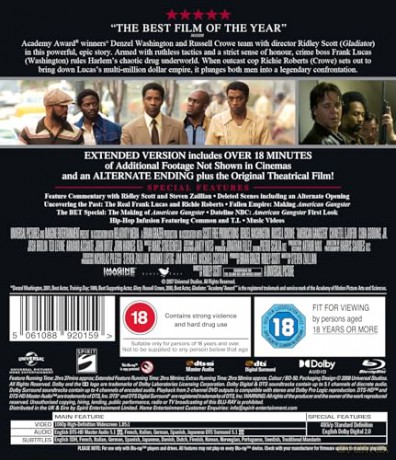 American Gangster (Amerykański gangster) [Blu-Ray]