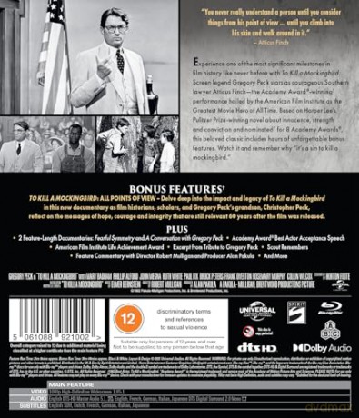 To Kill A Mockingbird (Zabić drozda) [Blu-Ray]