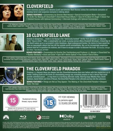 Cloverfield 1 to 3 [Blu-Ray]