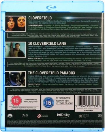 Cloverfield 1 to 3 [Blu-Ray]