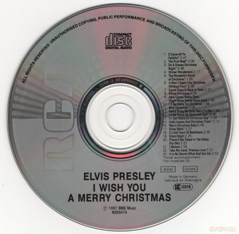 Elvis Presley: I Wish You A Merry Christmas [CD]