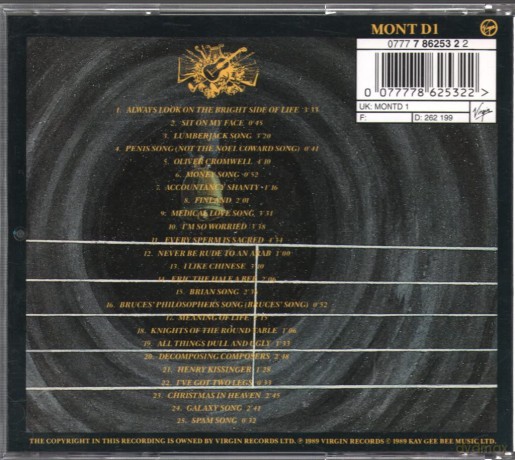 Monty Python Sings [CD]