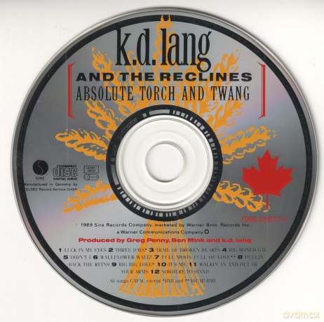 KD Lang and the Reclines: Absolute Torch and Twang [CD]