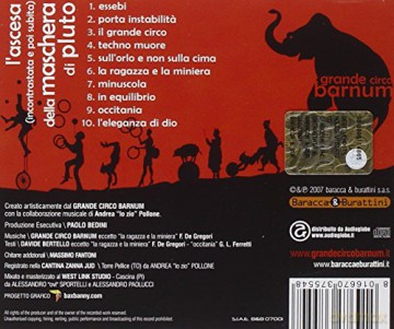 Grande Circo Barnum: Lascesa Della Maschera Di Pluto [CD]