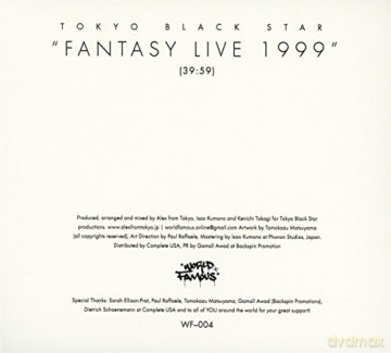 Tokyo Black Star: Fantasy Live 1999 [CD]