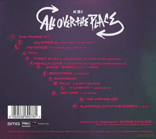 KSI: All Over The Place [CD]