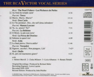 The Pearl Fishers Duet: Duets And Scenes [CD]