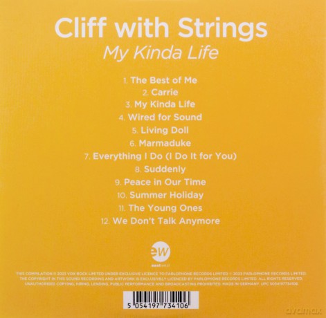 Cliff with Strings: My Kinda Life [CD]
