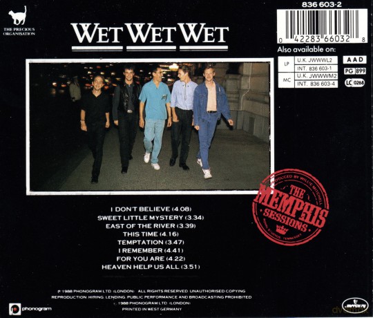 Wet Wet Wet: The Memphis Sessions [CD]