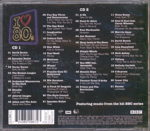 I Love 80s [CD]