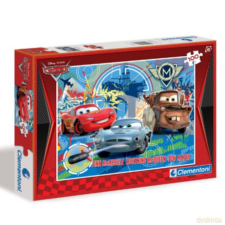 Clementoni 100 El. Cars 2 (Auta 2) Gran Prix [PUZZLE]