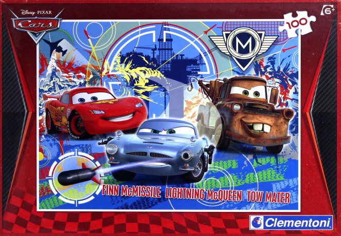 Clementoni 100 El. Cars 2 (Auta 2) Gran Prix [PUZZLE]