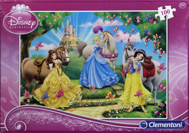 CLEMENTONI 100 el. Księżniczki [PUZZLE]
