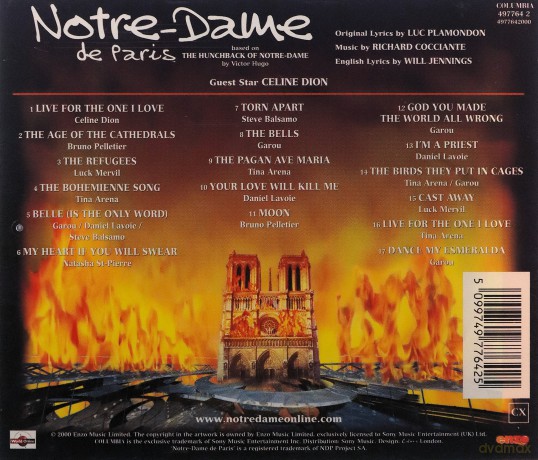 Original Cast Recording: Notre Dame De Paris [CD]