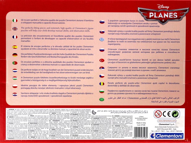 CLEMENTONI 100 el. Maxi Samoloty Disney [PUZZLE]