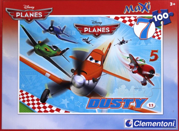 CLEMENTONI 100 el. Maxi Samoloty Disney [PUZZLE]