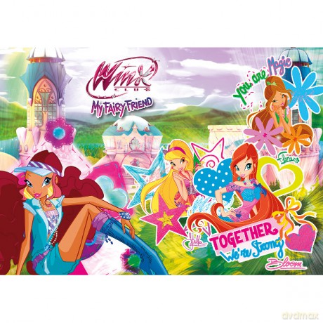 Clementoni 100 El. Maxi Winx [PUZZLE]