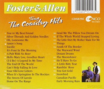 Foster And Allen: Foster And Allen Sing The Country Hits [CD]
