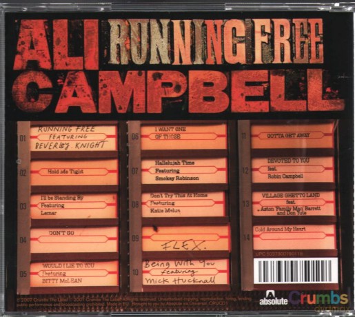 Ali Campbell: Running Free [CD]