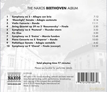 Beethoven: The Naxos Beethoven Album [CD]