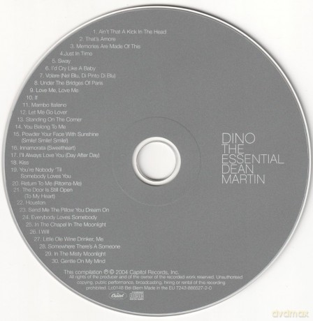 Martin Dean: Dino: The Essential Dean Martin [CD]