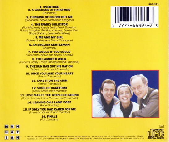 Original London Cast: Me and My Girl (Original London Cast) [CD]