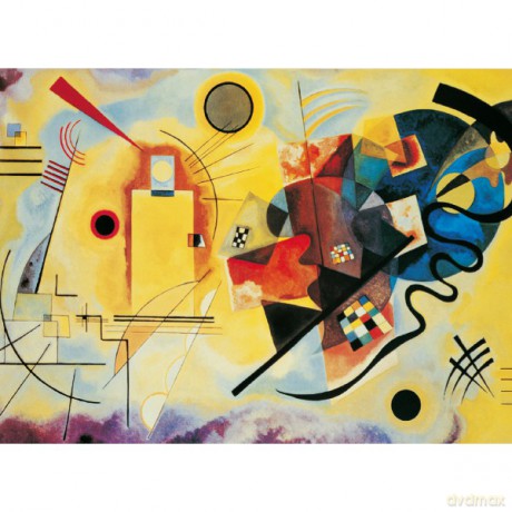 Clementoni 1000 El. Kandinsky Żółty [PUZZLE]
