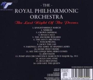 Royal Philharmonic Orchestra: The Last Night of the Proms [CD]