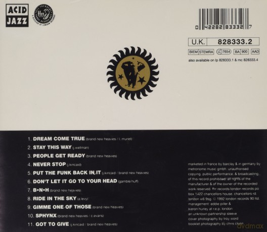 The Brand New Heavies: The Brand New Heavies [CD]