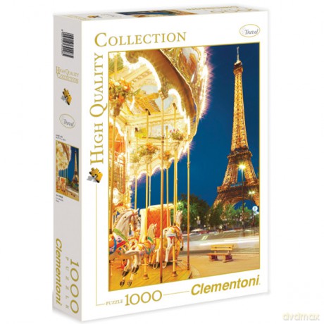 Clementoni 1000 El. Karuzela W Paryżu [PUZZLE]