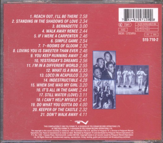 The Four Tops: Singles Collection [CD]