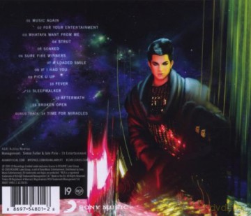 Adam Lambert: For Your Entertainment [CD]