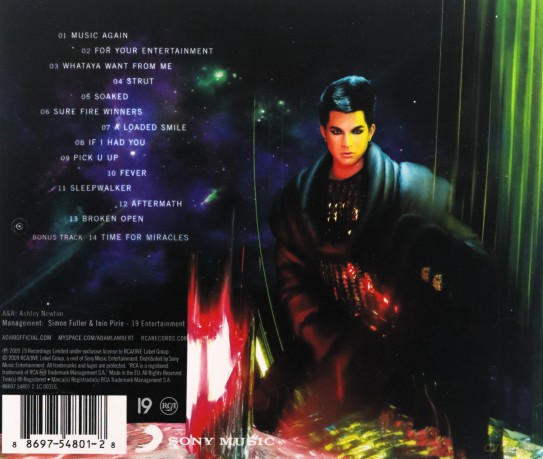 Adam Lambert: For Your Entertainment [CD]