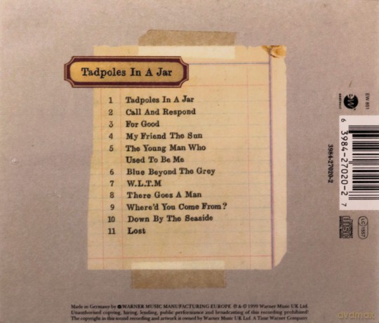 Jimmy Nail: Tadpoles in a Jar [CD]