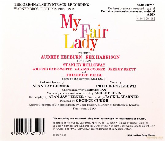 My Fair Lady [CD]