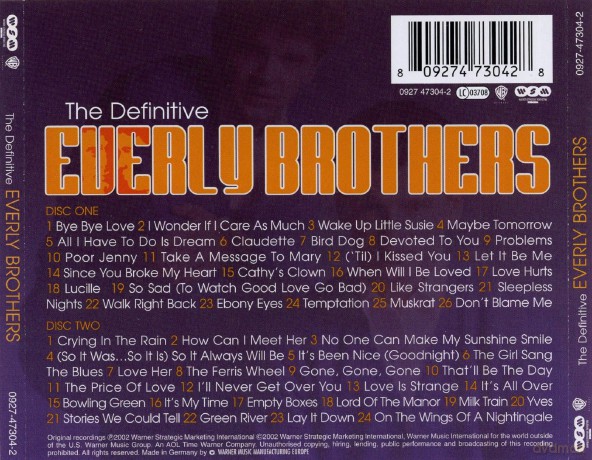 The Everly Brothers: The Definitive Everly Brothers (2) [CD]
