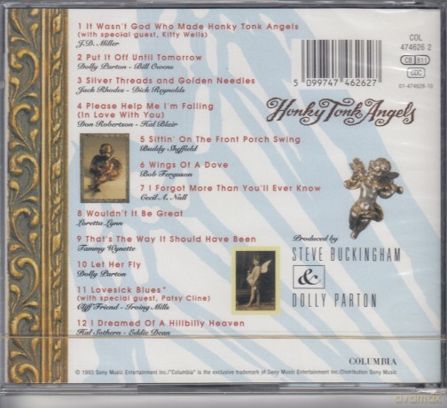 Tammy Wynette: Dolly Parton/Loretta Lynn / Honky Tonk Angels [CD]
