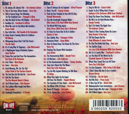 Songs From The War Years (3) [CD]