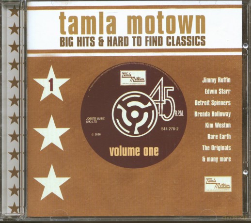 Tamla Motown: Big Hits and Hard To Find Classics Vol. 1 [CD]
