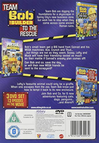 Bob The Builder - Team Bob To The Rescue (3 Discs) [DVD]