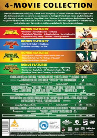 Kung Fu Panda 1 to 4 [DVD]