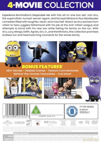 Despicable Me / Despicable Me 2 / Despicable Me 3 / Despicable Me 4 [DVD]