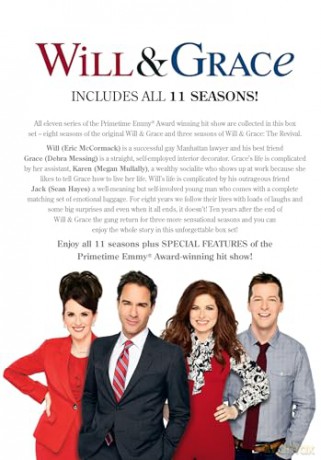 Will and Grace Seasons 1 to 11 Complete Collection [DVD]