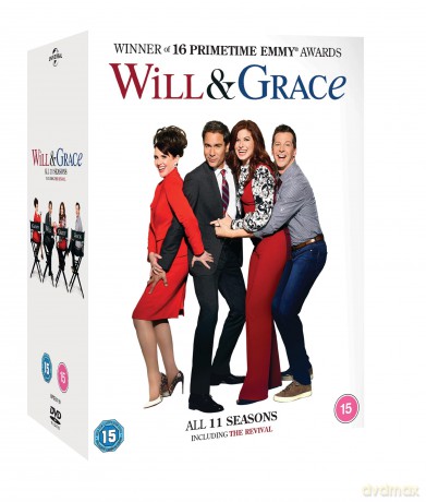 Will and Grace Seasons 1 to 11 Complete Collection [DVD]
