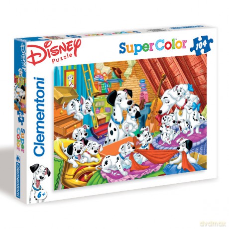 Clementoni 104 El. 101 Dalmatyńczyków [PUZZLE]