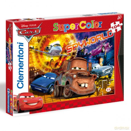 CLEMENTONI 104 el. Cars [PUZZLE]