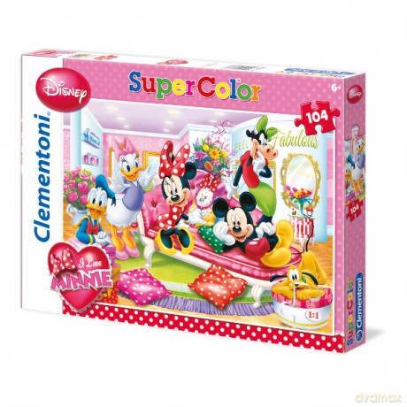 Clementoni 104 El. I Love Minnie (Myszka Mini) Disney [PUZZLE]
